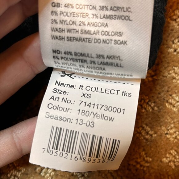 VTG FlatTop Y2K 80s Rhinestone Sweater XS Sixteen Candles 90s Black Angora Blend - Picture 9 of 9